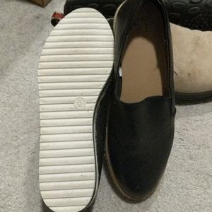 Black platform flats from Target